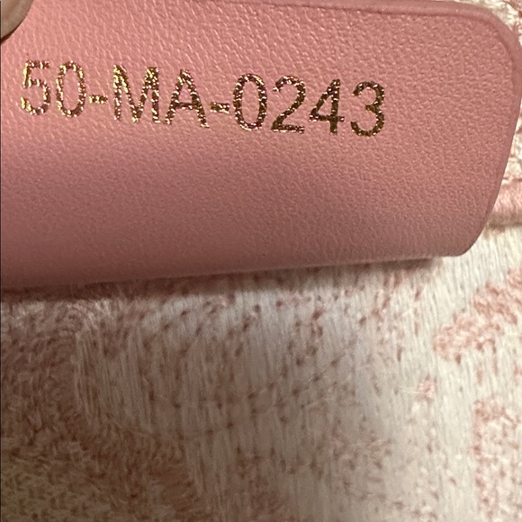 Dior Pink & Cream Toile de Jouy Tote with Scarf Accent - Picture 6 of 6